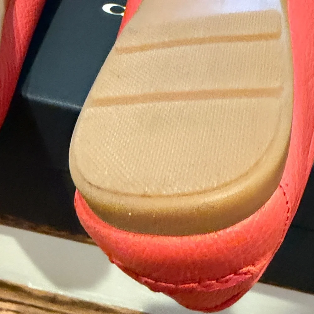 Coach bright orange woman Loafers - Picture 4 of 16